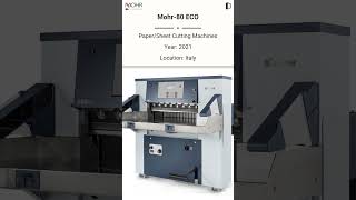 Used Paper/Sheet Cutting Machine | Mohr-80 ECO for SALE @Machinedalal