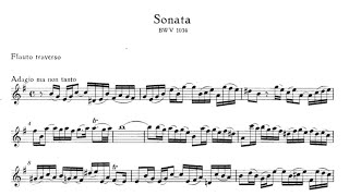 J.S.Bach：Flute Sonata in E minor BWV 1034    J.S.バッハ：フルートソナタ ホ短調  BWV 1034