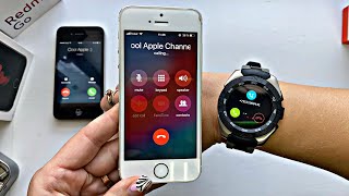 Incoming and outgoing calls with smart watch/ Calls on Iphone 4S \u0026 5S