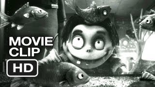 Frankenweenie Movie CLIP - Dead Fish (2012) - Tim Burton Animated Movie HD