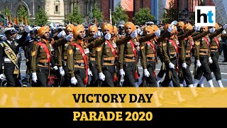 Watch: Indian tri-service contingent participates in Victory Parade in Moscow