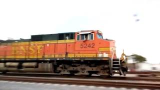 Trio de BNSF 5242,7564,5190 FXE 4133 Orejona!!! Leon Gto