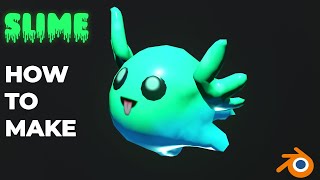 How to make a simple slime | Blender Tutorial