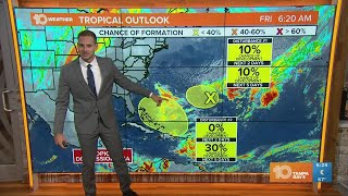 Tracking the Tropics: Lisa emerges into Bay of Campeche; tropical moisture coming to Florida