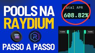 COMO FAZER POOL NA RAYDIUM - REDE SOLANA - TUTORIAL PASSO A PASSO