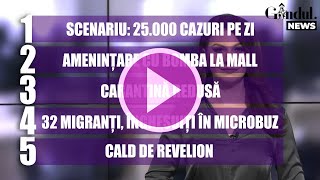 GÂNDUL NEWS 29.12.2021. Amenințare cu bombă la un mall din Capitală