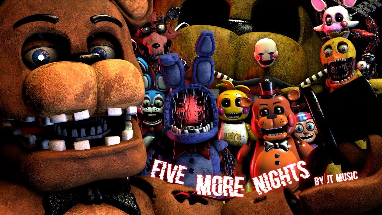 Fnaf Sfm Five More Nights By Jt Music Youtube