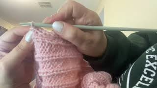 Fix edge curl after knitting