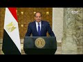 الرئيس السيسي أطمئن الشعب المصري بأنه لا يمكن أبدا السماح بالمساس بالأمن القومي المصري