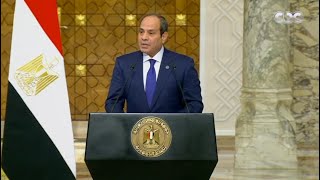 الرئيس السيسي: أطمئن الشعب المصري بأنه لا يمكن أبدا السماح بالمساس بالأمن القومي المصري