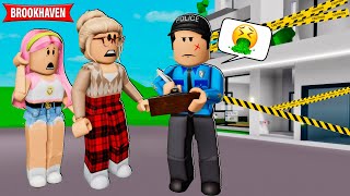 A CASA da VOVÓ foi INTERDITADA PELA POLÍCIA! Historinha Brookhaven ROBLOX