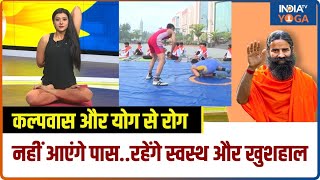 Yoga: कल्पवास और योग से रोग नहीं आएंगे पास...रहेंगे स्वस्थ और खुशहाल | Swami Ramdev | India TV Yoga