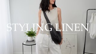 Styling Linen. Spring Summer 2024.