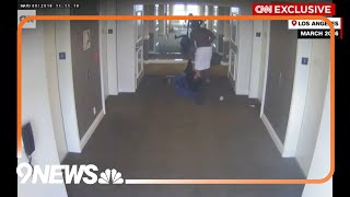Surveillance : Diddy Seen Assaulting Cassie Ventura in 2016