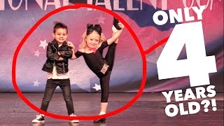 4 YEAR OLDS PERFORMING UNREAL DANCE ROUTINE! AMAZING!!