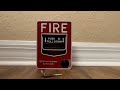 How to pull and reset a BG-12 fire alarm pull station