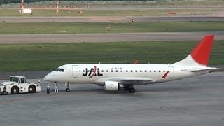 J-AIR(JAL) Embraer ERJ-170 JA220J Takeoff from CTS 19R