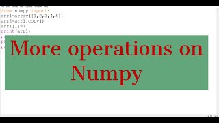 #25 Python Tutorial for Beginners | Copying an Array in Python
