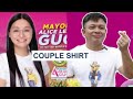 Alice Guo and Mayor  Calugay wearing similar shirts, sparking rumors about their relationship.