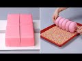 Wonderful PINK Chocolate Cake Decorating Recipes | Fun and Creative Colorful Cake Hacks