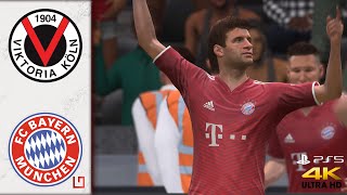 Viktoria Cologne vs Bayern Munich  | DFB Cup | Full Match | PS5 Gameplay | FIFA 22 | 4K