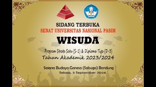 WISUDA UNIVERSITAS NASIONAL PASIM 2024