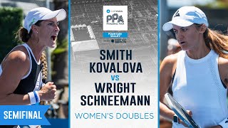 Smith/Kovalova take on Wright/Schneemann for a spot on Championship Sunday!