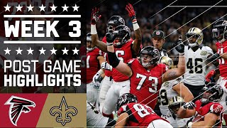 Falcons vs. Saints | NFL Week 3 Game Highlights