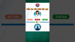 Tập hít thở - cùng test xem phổi khoẻ mạnh đến đâu nào các bạn 💪 Lungs Health Test ✅