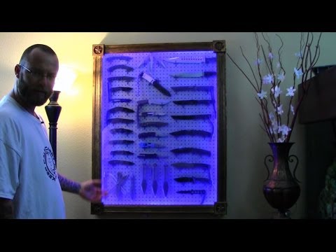 Get your Knives out of the Closet, DIY Knife Display Get your Knives out of the Closet, DIY Knife Display
