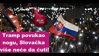 *Tramp povukao nogu, Slovačka više neće da ćuti!*