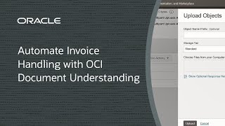 Automate Invoice Handling with OCI Document Understanding