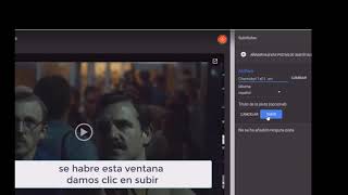 como poner subtitulos en video de google drive