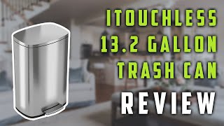 ✅ iTouchless SoftStep 13 2 Gallon Stainless Steel Trash Can Review