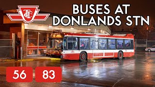 TTC Buses at Donlands Station