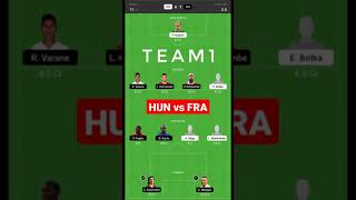 HUN vs FRA | EURO 2020 | #football #prediction #dream11