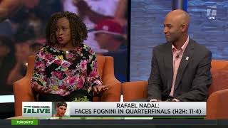 Tennis Channel Live: Rafael Nadal Slides Into 2019 Coupe Rogers Quarterfinal