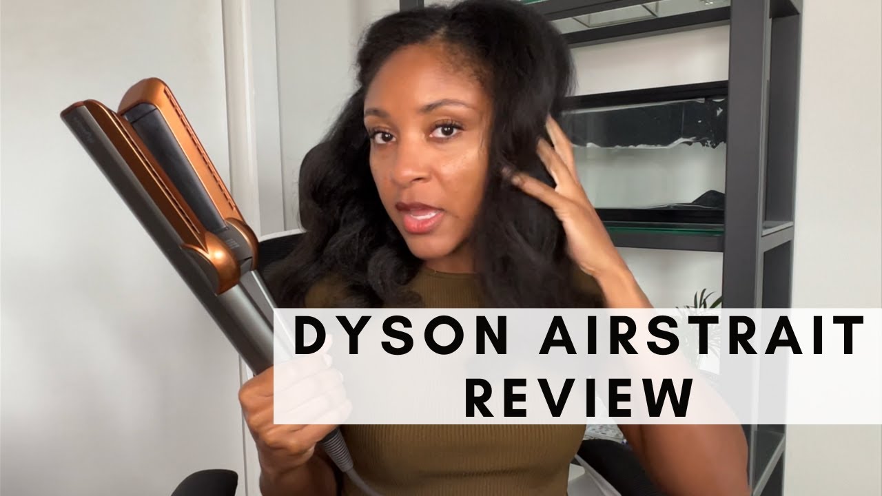 Dyson Airstrait Review For Type 4 Hair, Products Used For Blowout - YouTube