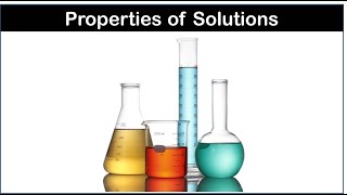 properties of solutions