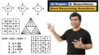 6 Important Reasoning Questions | Maths Puzzles | imran sir maths