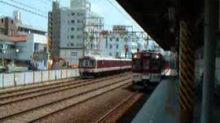 名古屋周辺の近鉄電車・ＪＲの風景　【2002年8月】