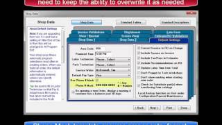 Manager SE - Setup: Default Settings
