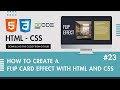 Amazing HTML and CSS Trick: How to Make a Flip Card on Hover! | CSS Flipping Animation