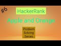 Apple and Orange | Hackerrank Solution