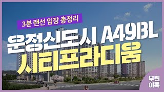 [파주분양정보] 파주 운정신도시 A49BL 시티프라디움 청약 체크리스트