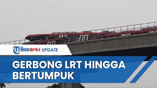 Detik-detik Tabrakan 2 LRT di Cibubur, Warga Sebut Suaranya seperti Ledakan hingga Gerbong Ringsek