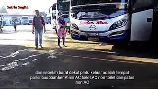 Suasana Garasi Bus Sumber Alam Kutoarjo | Aktivitas Keberangkatan Dan Antrian Nyolar Bus Sumber Alam