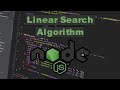How to Code Linear Search Node js