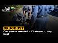 One person arrested in Chatsworth drug bust