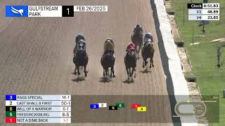 Gulfstream Park Carrera 1 - 26 de Febrero 2025